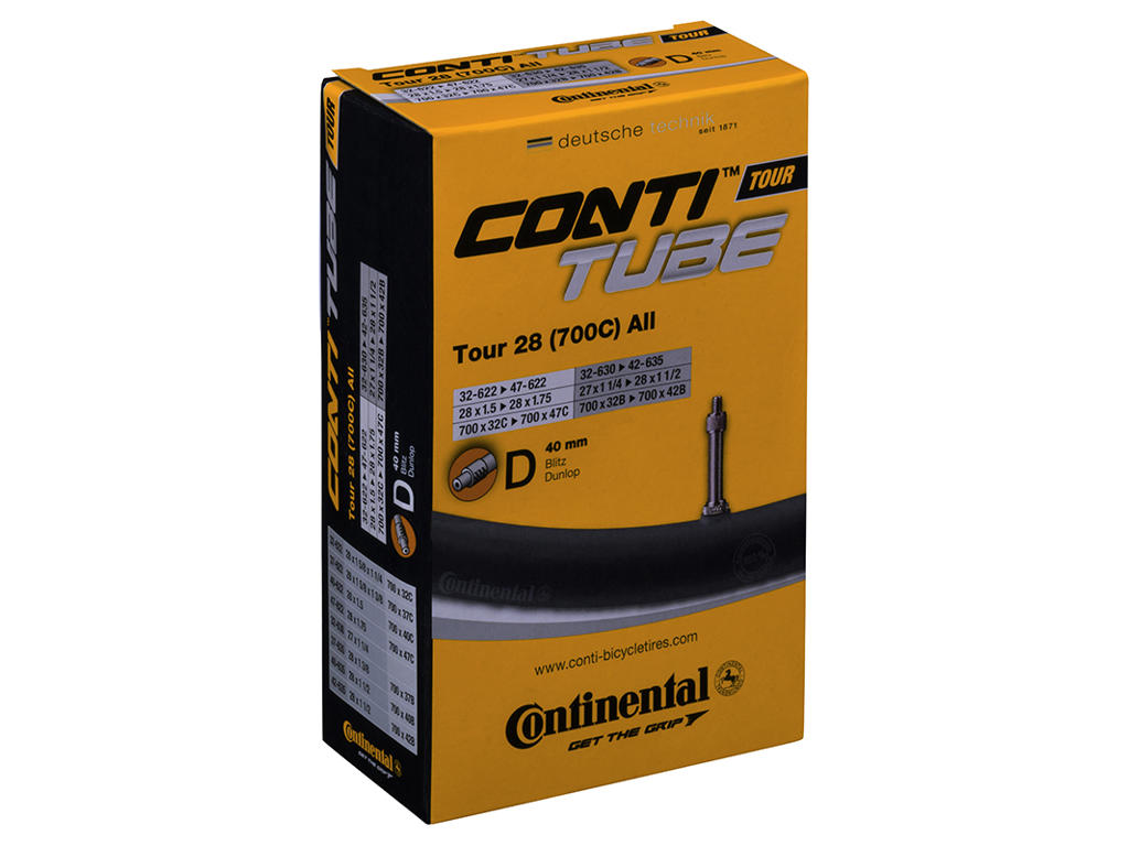 CONTINENTAL Tour Tube All 700 x 32-47c (32-47x622)/(42-635)