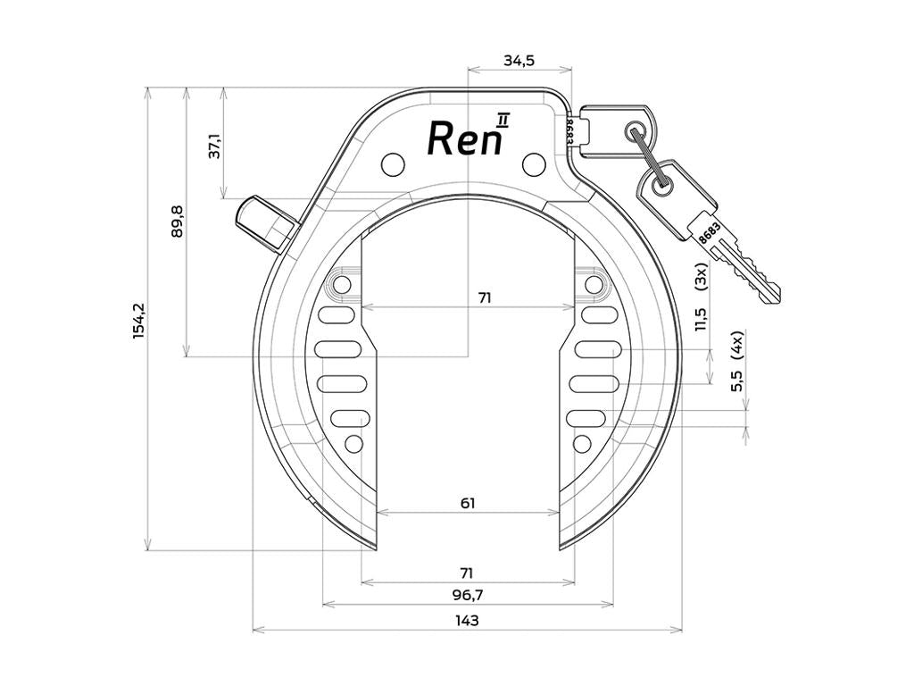 AXA Ren2 Ring lock